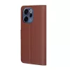 Techsuit - Leather Folio kinyitható tok - Oppo Reno15 F / Reno15 FS 5G - Barna