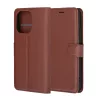 Techsuit - Leather Folio kinyitható tok - Oppo Reno15 F / Reno15 FS 5G - Barna