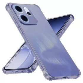   Techsuit - Shockproof Átlátszó Ütésálló Szilikon tok - Oppo Reno15 F / Reno15 FS 5G - Átlátszó fekete