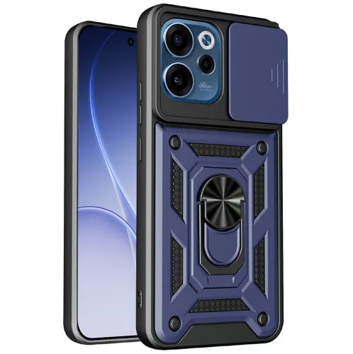 Techsuit - CamShield ütésálló tok - Oppo Reno15 F / Reno15 FS 5G - Kék