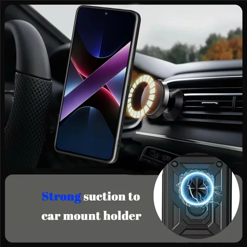 Techsuit - CamShield ütésálló tok - Oppo Reno15 F / Reno15 FS 5G - Kék