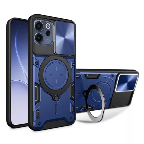 Techsuit - CamGuard Pro tok ütésálló tok - Oppo Reno15 F / Reno15 FS 5G - Kék