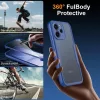 Techsuit - ColorVerse 360 tok kijelzővédővel - Oppo Reno15 F / Reno15 FS 5G - Fekete