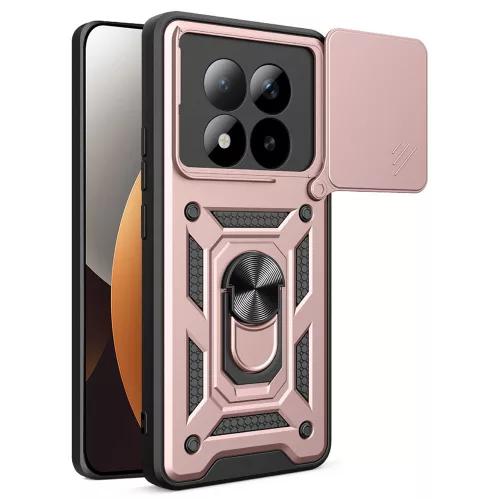Techsuit - CamShield ütésálló tok - Xiaomi Redmi Note 15 Pro+ 5G / Poco M8 Pro 5G - Rosegold
