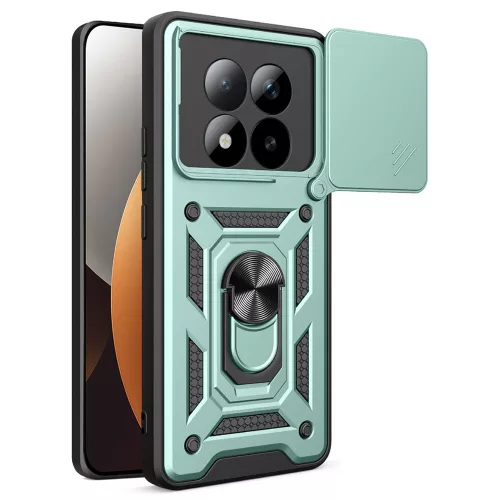 Techsuit - CamShield ütésálló tok - Xiaomi Redmi Note 15 Pro+ 5G / Poco M8 Pro 5G - Zöld