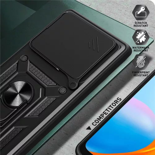 Techsuit - CamShield ütésálló tok - Xiaomi Redmi Note 15 Pro+ 5G / Poco M8 Pro 5G - Zöld