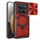 Techsuit - CamGuard Pro ütésálló tok - Xiaomi Redmi Note 15 Pro+ 5G / Poco M8 Pro 5G - Piros