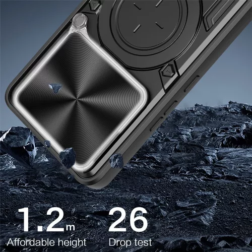 Techsuit - CamGuard Pro ütésálló tok - Xiaomi Redmi Note 15 Pro+ 5G / Poco M8 Pro 5G - Piros