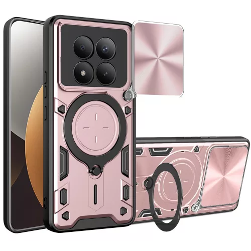 Techsuit - CamGuard Pro ütésálló tok - Xiaomi Redmi Note 15 Pro+ 5G / Poco M8 Pro 5G - Rosegold
