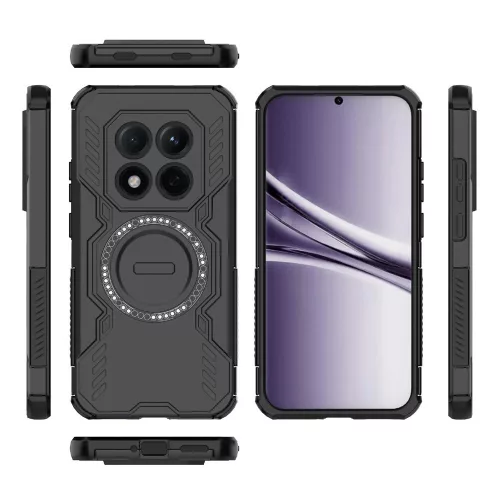 Techsuit - ArmorMag ütésálló tok - Xiaomi Redmi Note 15 Pro+ 5G / Poco M8 Pro 5G - Fekete