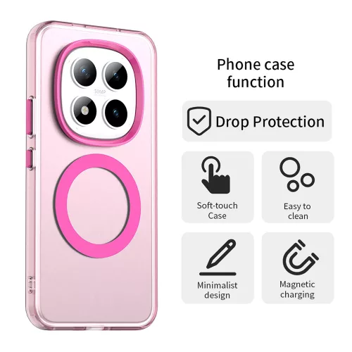 Techsuit - CandyCase MagSafe tok - Xiaomi Redmi Note 15 Pro+ 5G / Poco M8 Pro 5G - Rózsaszín