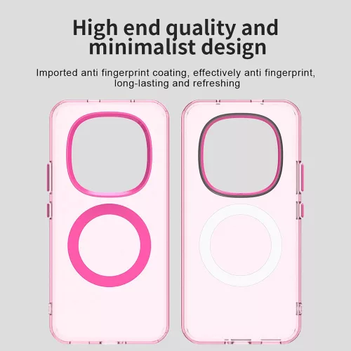 Techsuit - CandyCase MagSafe tok - Xiaomi Redmi Note 15 Pro+ 5G / Poco M8 Pro 5G - Rózsaszín