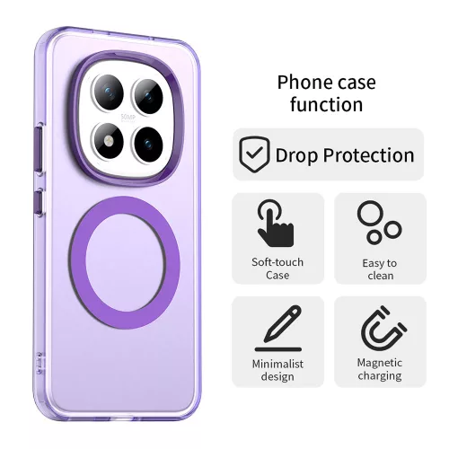 Techsuit - CandyCase MagSafe tok - Xiaomi Redmi Note 15 Pro+ 5G / Poco M8 Pro 5G - Lila