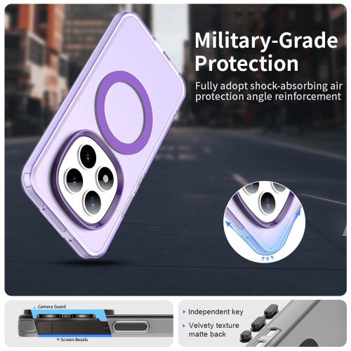 Techsuit - CandyCase MagSafe tok - Xiaomi Redmi Note 15 Pro+ 5G / Poco M8 Pro 5G - Lila