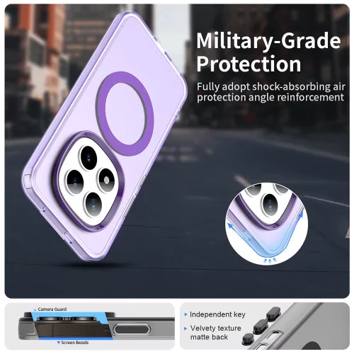 Techsuit - CandyCase MagSafe tok - Xiaomi Redmi Note 15 Pro+ 5G / Poco M8 Pro 5G - Lila