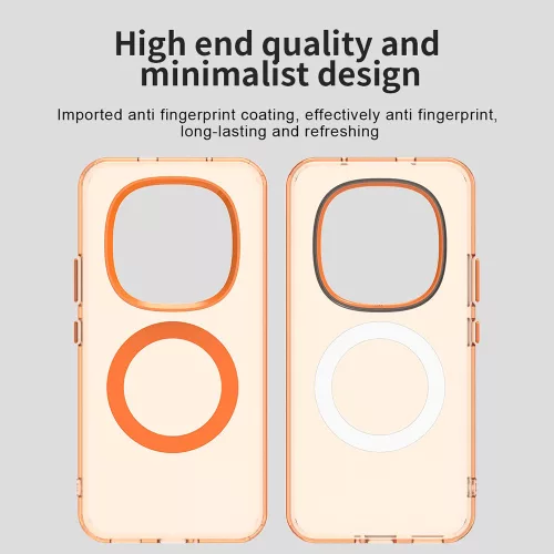 Techsuit - CandyCase MagSafe tok - Xiaomi Redmi Note 15 Pro+ 5G / Poco M8 Pro 5G - Narancssárga