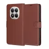 Techsuit - Leather Folio kinyitható tok - Xiaomi Redmi Note 15 Pro 5G - Barna