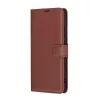 Techsuit - Leather Folio kinyitható tok - Xiaomi Redmi Note 15 Pro 5G - Barna