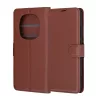 Techsuit - Leather Folio kinyitható tok - Xiaomi Redmi Note 15 Pro 5G - Barna