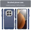 Techsuit - Carbon szilikon tok - Xiaomi Redmi Note 15 Pro 5G - Kék
