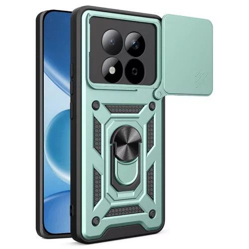 Techsuit - CamShield ütésálló tok - Xiaomi Redmi Note 15 Pro 5G - Zöld