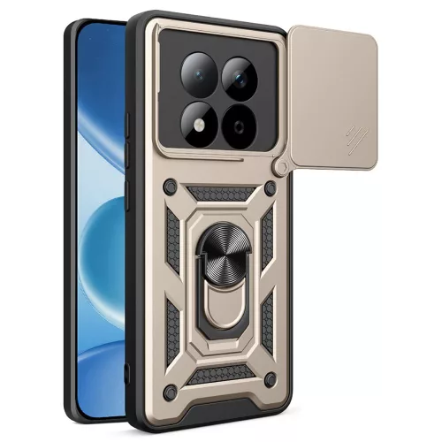 Techsuit - CamShield ütésálló tok - Xiaomi Redmi Note 15 Pro 5G - Arany