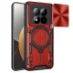 Techsuit - CamGuard Pro tok ütésálló tok - Xiaomi Redmi Note 15 Pro 5G - Piros