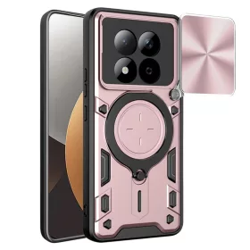   Techsuit - CamGuard Pro ütésálló tok - Xiaomi Redmi Note 15 Pro 5G - Rosegold