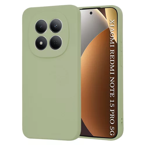 Techsuit - SoftFlex szilikon tok - Xiaomi Redmi Note 15 Pro 5G - Matcha zöld