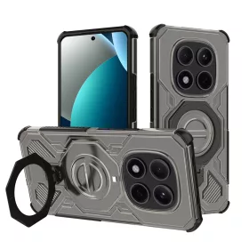   Techsuit - Carbon Shield PRO ütésálló tok - Xiaomi Redmi Note 15 Pro 5G - Átlátszó fekete