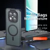 Techsuit - PureFrost MagSafe Ütésálló tok Ütésálló tok - Xiaomi Redmi Note 15 Pro 5G - Matt fekete