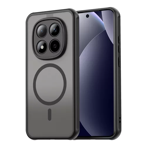 Techsuit - HaloFrost II MagSafe tok - Xiaomi Redmi Note 15 Pro 5G - Fekete
