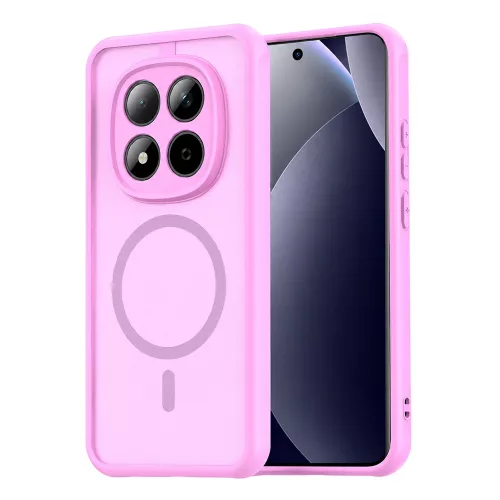 Techsuit - HaloFrost II MagSafe tok - Xiaomi Redmi Note 15 Pro 5G - Rózsaszín