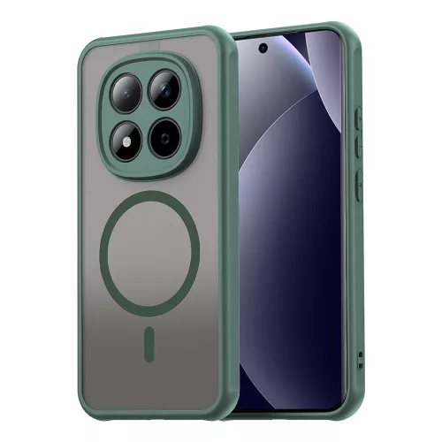 Techsuit - HaloFrost II MagSafe tok - Xiaomi Redmi Note 15 Pro 5G - Zöld