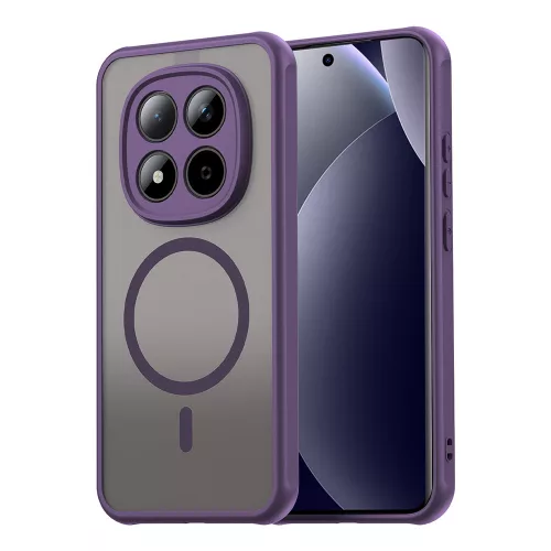 Techsuit - HaloFrost II MagSafe tok - Xiaomi Redmi Note 15 Pro 5G - Lila