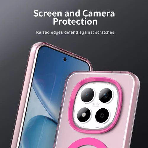Techsuit - CandyCase MagSafe tok - Xiaomi Redmi Note 15 Pro 5G - Rózsaszín