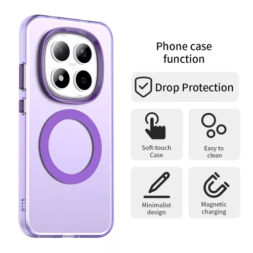 Techsuit - CandyCase MagSafe tok - Xiaomi Redmi Note 15 Pro 5G - Lila
