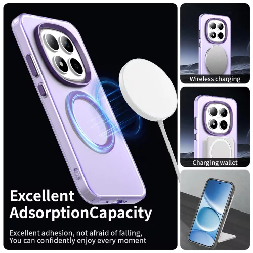 Techsuit - CandyCase MagSafe tok - Xiaomi Redmi Note 15 Pro 5G - Lila