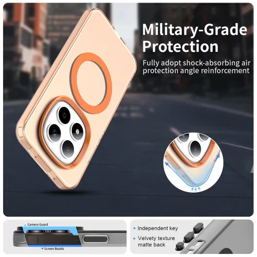 Techsuit - CandyCase MagSafe tok - Xiaomi Redmi Note 15 Pro 5G - Narancssárga