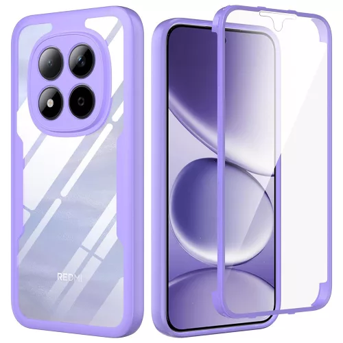 Techsuit - ColorVerse 360 tok kijelzővédővel - Xiaomi Redmi Note 15 Pro 5G - Lila