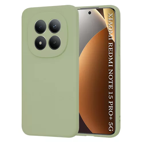 Techsuit - SoftFlex szilikon tok - Xiaomi Redmi Note 15 Pro+ 5G / Poco M8 Pro 5G - Matcha zöld