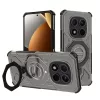 Techsuit - Carbon Shield PRO ütésálló tok - Xiaomi Redmi Note 15 Pro+ 5G / Poco M8 Pro 5G - Átlátszó fekete