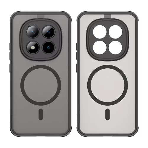 Techsuit - HaloFrost II MagSafe tok - Xiaomi Redmi Note 15 Pro+ 5G / Poco M8 Pro 5G - Fekete