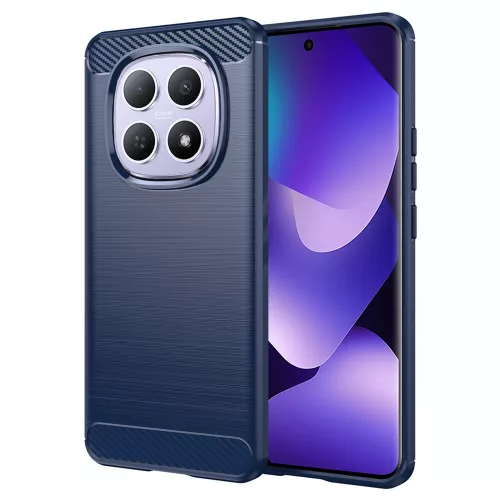 Techsuit - Carbon szilikon tok - Xiaomi Redmi Note 15 5G / Note 15 4G / Poco M8 5G - Kék
