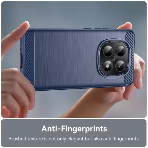 Techsuit - Carbon szilikon tok - Xiaomi Redmi Note 15 5G / Note 15 4G / Poco M8 5G - Kék
