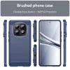 Techsuit - Carbon szilikon tok - Xiaomi Redmi Note 15 5G / Note 15 4G / Poco M8 5G - Kék