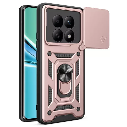 Techsuit - CamShield ütésálló tok - Xiaomi Redmi Note 15 5G / Note 15 4G / Poco M8 5G - Rosegold