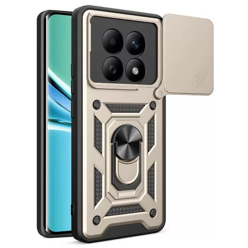 Techsuit - CamShield ütésálló tok - Xiaomi Redmi Note 15 5G / Note 15 4G / Poco M8 5G - Arany