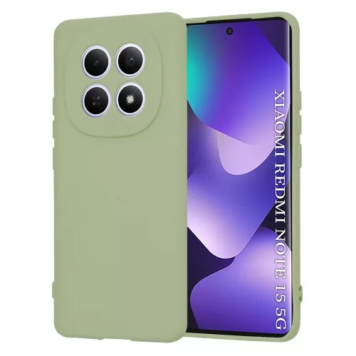 Techsuit - SoftFlex szilikon tok - Xiaomi Redmi Note 15 5G / Note 15 4G / Poco M8 5G - Matcha zöld