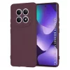 Techsuit - SoftFlex szilikon tok - Xiaomi Redmi Note 15 5G / Note 15 4G / Poco M8 5G - Bordó